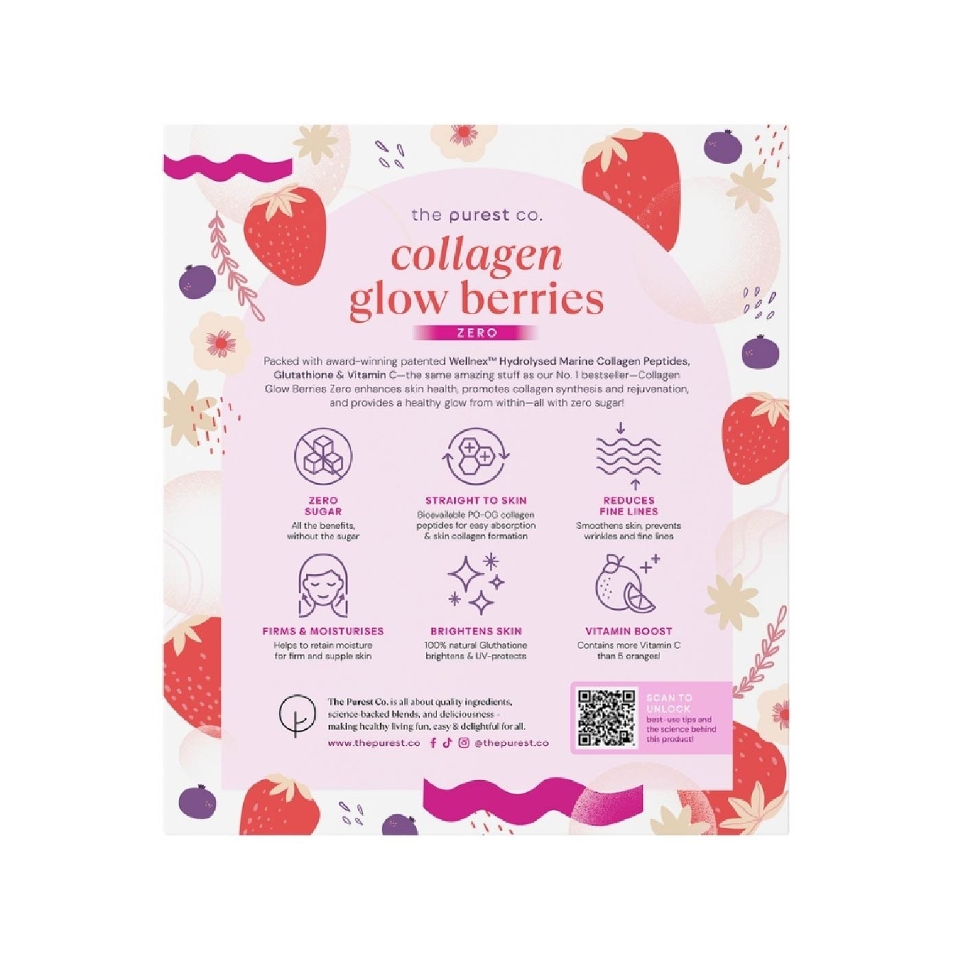 Collagen Glow Berries Zero 15s X 30g