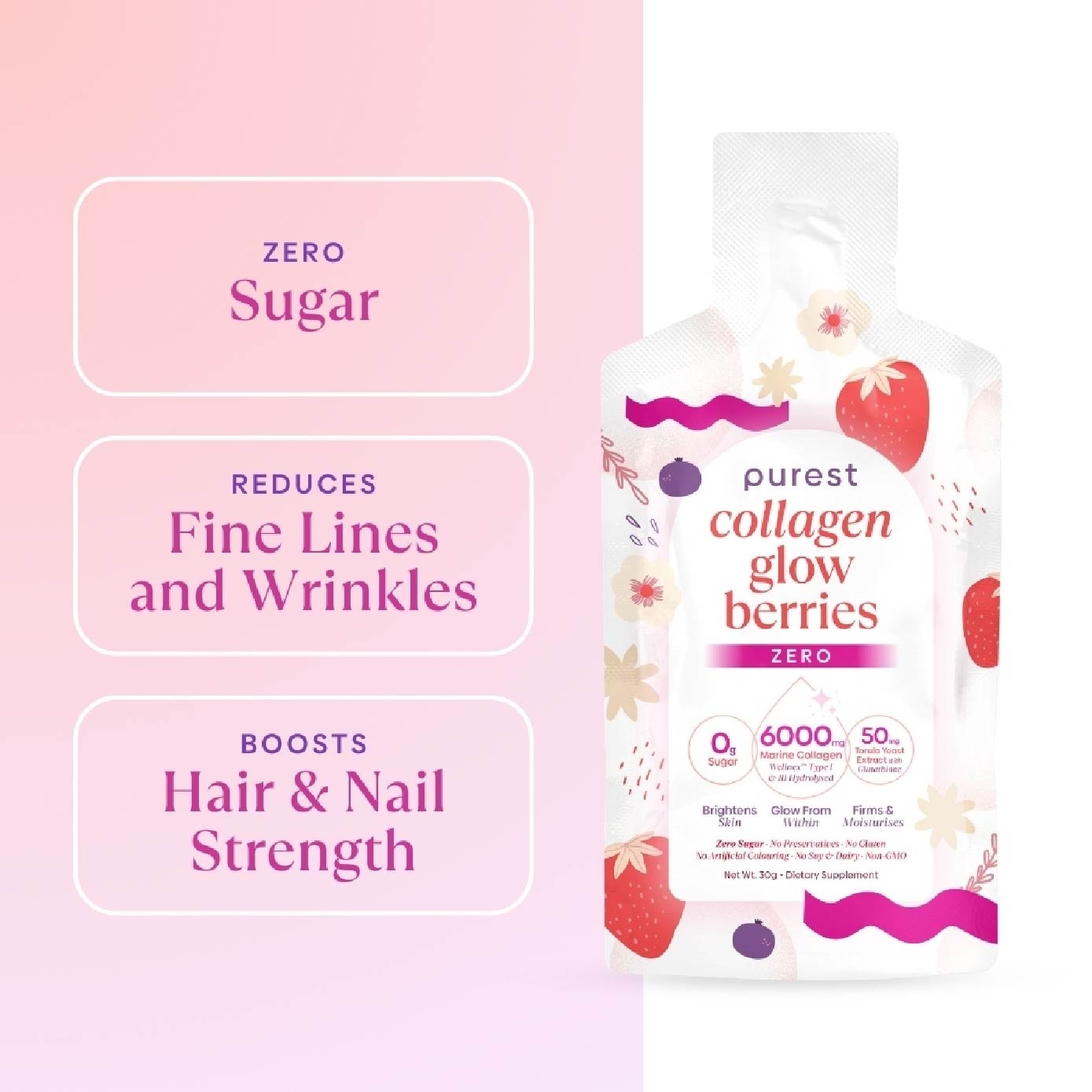 Collagen Glow Berries Zero 15s X 30g