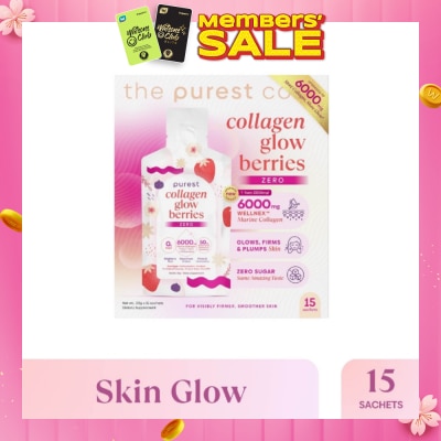 THE PUREST CO Collagen Glow Berries Zero 15s X 30g