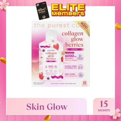 THE PUREST CO Collagen Glow Berries Zero 15s X 30g