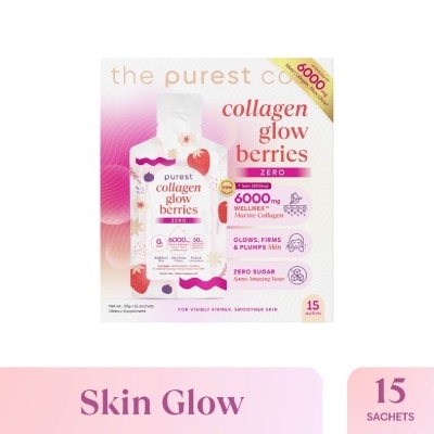 THE PUREST CO Collagen Glow Berries Zero 15s X 30g