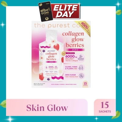 THE PUREST CO Collagen Glow Berries Zero 15s X 30g image