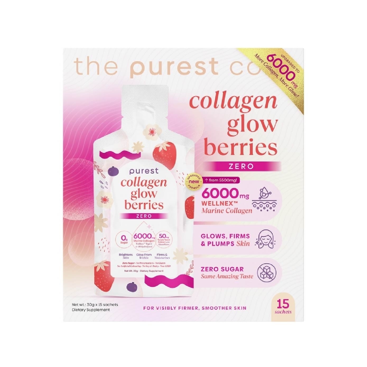 Collagen Glow Berries Zero 15s X 30g