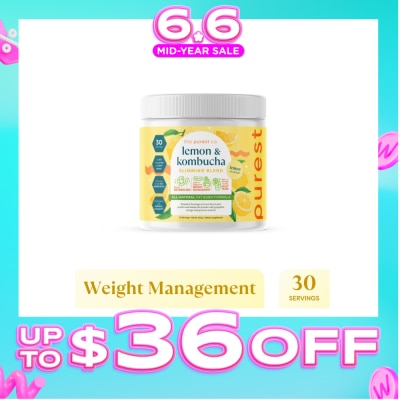 THE PUREST CO - Lemon & Kombucha Slimming Blend 300g