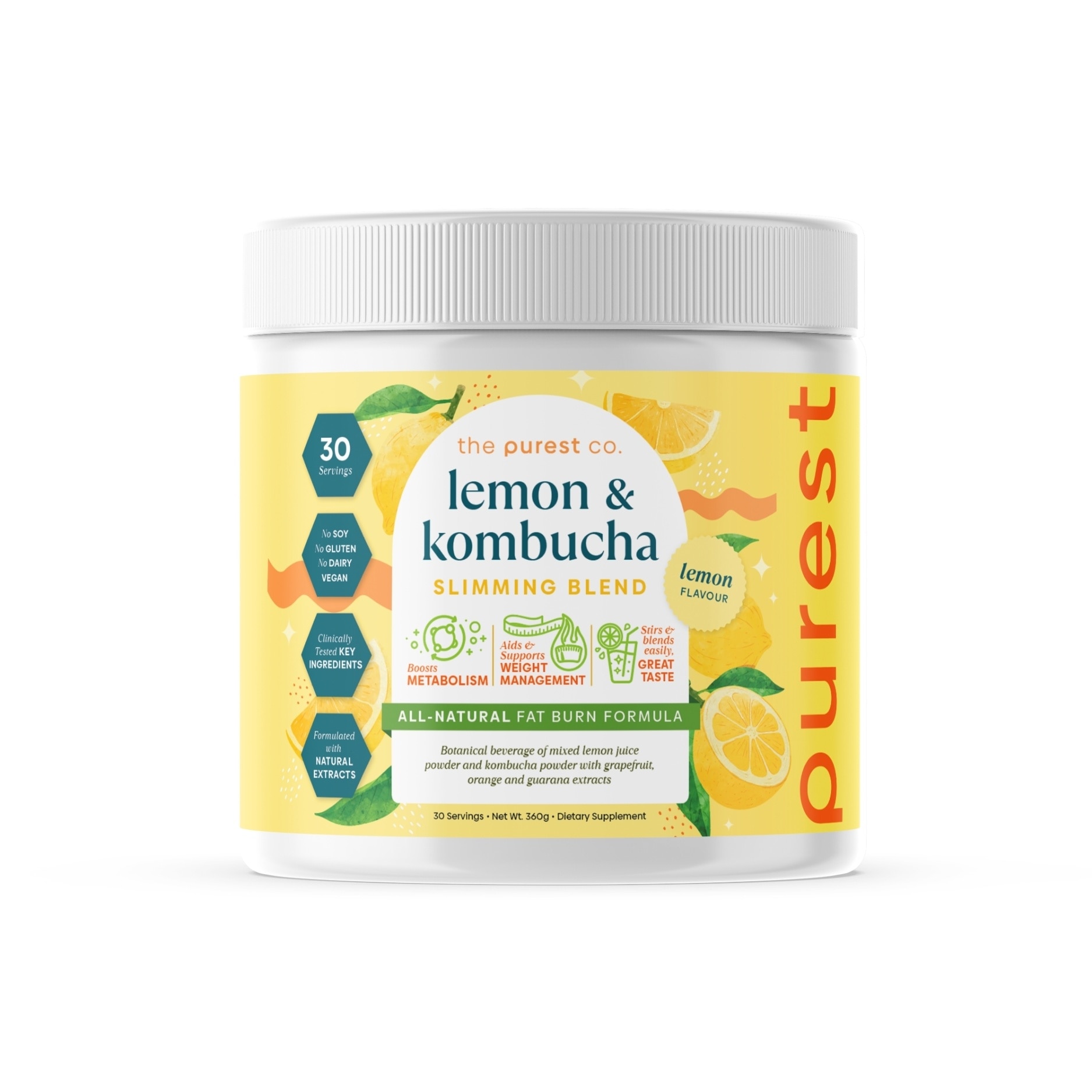 Lemon & Kombucha Slimming Blend 300g