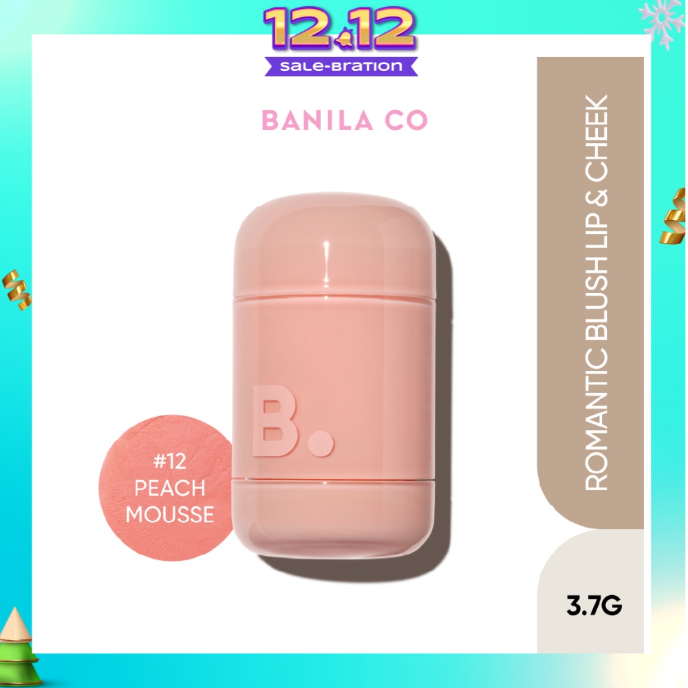 Romantic Blush Lip & Cheek 12 Peach Mousse 3.7g