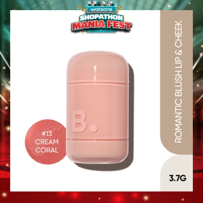 BANILA CO - Romantic Blush Lip & Cheek 13 Cream Coral 3.7g