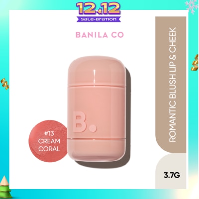 BANILA CO Romantic Blush Lip & Cheek 13 Cream Coral 3.7g