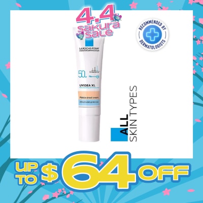 LA ROCHE-POSAY - Uvidea Melt-in Tinted Cream SPF50+ (Broad Spectrum UVB & UVA Facial Sunscreen for All Skin Types) 30ml