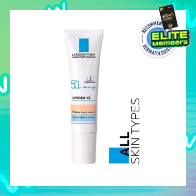 LA ROCHE-POSAY Uvidea Melt-in Tinted Cream SPF50+ (Broad Spectrum UVB & UVA Facial Sunscreen for All Skin Types) 30ml