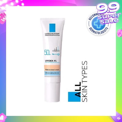 LA ROCHE-POSAY Uvidea Melt-in Tinted Cream SPF50+ (Broad Spectrum UVB & UVA Facial Sunscreen for All Skin Types) 30ml