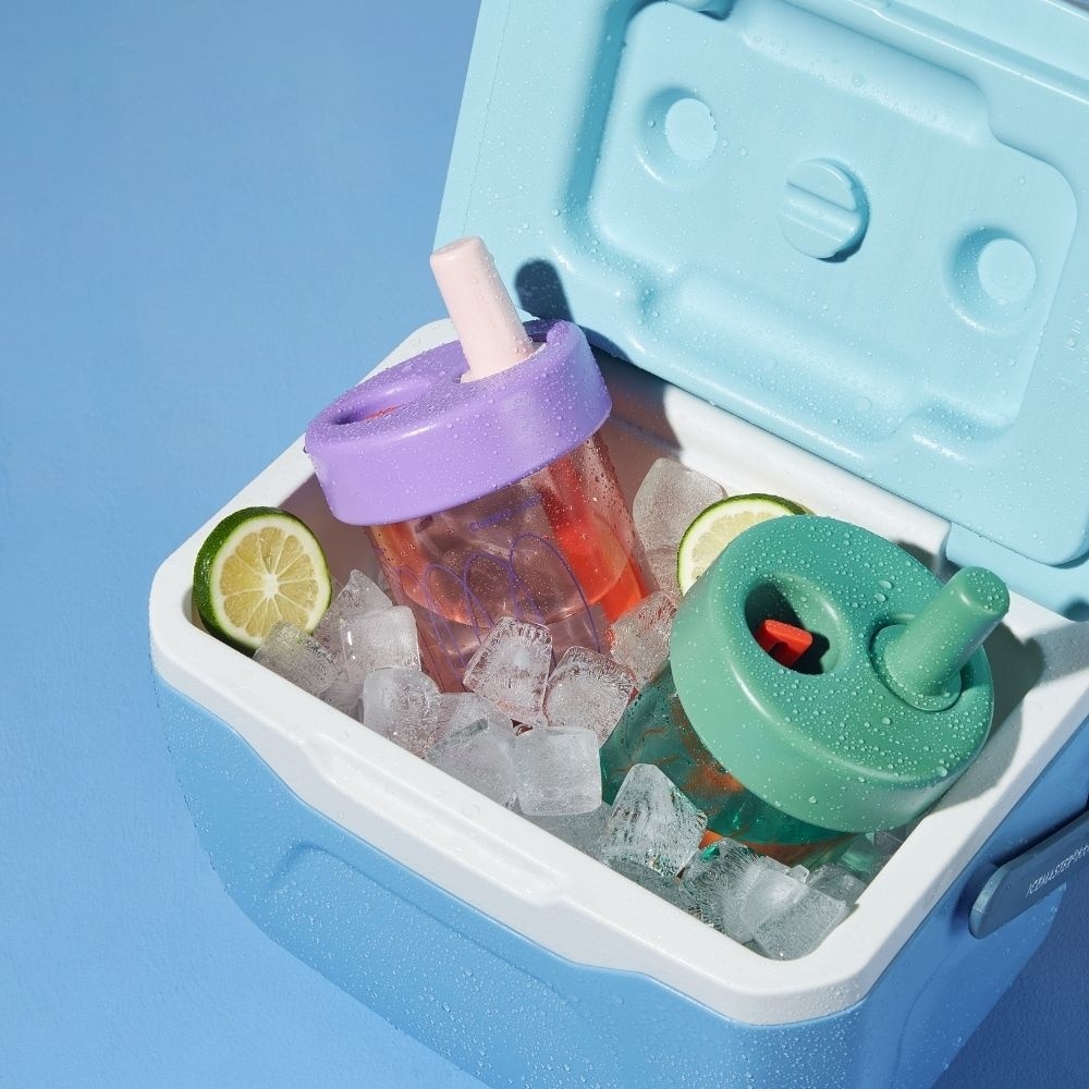 Bobo Round Green/Orange 450ml