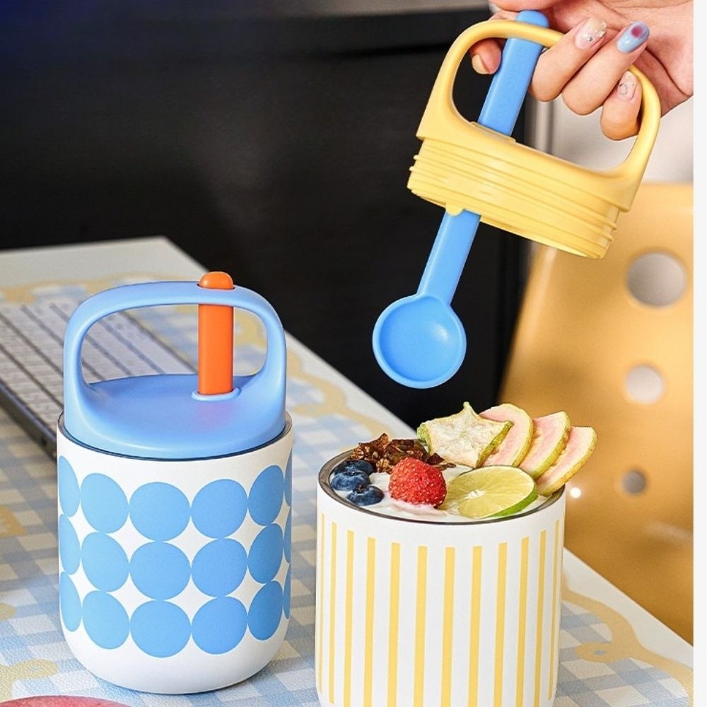 Baobao Cup White Yellow 450ml