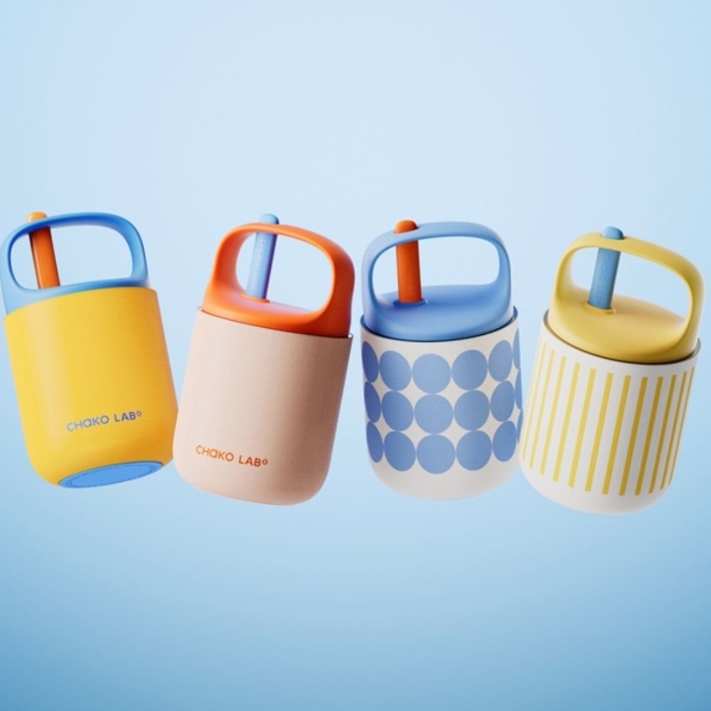 Baobao Cup Yellow Blue 450ml