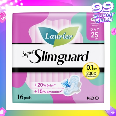 LAURIER Super Slimguard Day Wing Sanitary Pad 25cm 16s