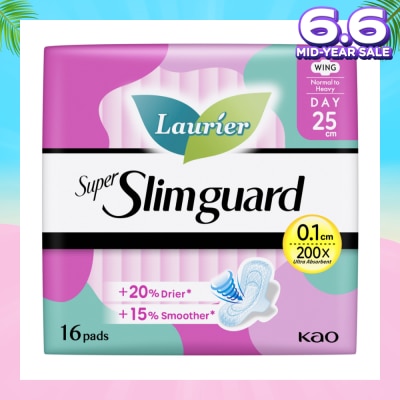 LAURIER Super Slimguard Day Wing Sanitary Pad 25cm 16s