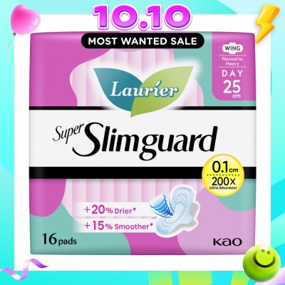 LAURIER Super Slimguard Day Wing Sanitary Pad 25cm 16s image