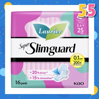 LAURIER Super Slimguard Day Wing Sanitary Pad 25cm 16s