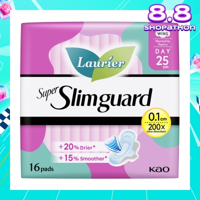 LAURIER Super Slimguard Day Wing Sanitary Pad 25cm 16s