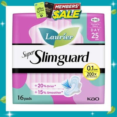 LAURIER Super Slimguard Day Wing Sanitary Pad 25cm 16s image
