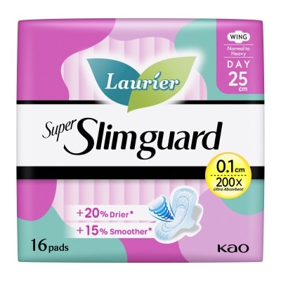 LAURIER Super Slimguard Day Wing Sanitary Pad 25cm 16s