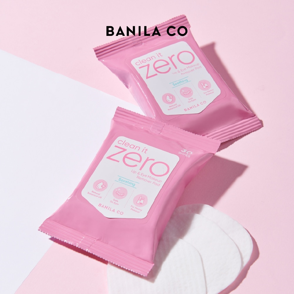 Clean it Zero Soothing Lip & Eye Remover Pad 30s