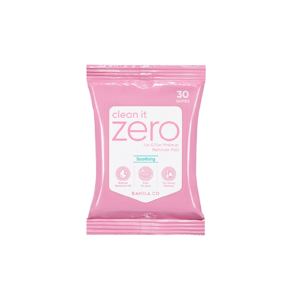 Clean it Zero Soothing Lip & Eye Remover Pad 30s