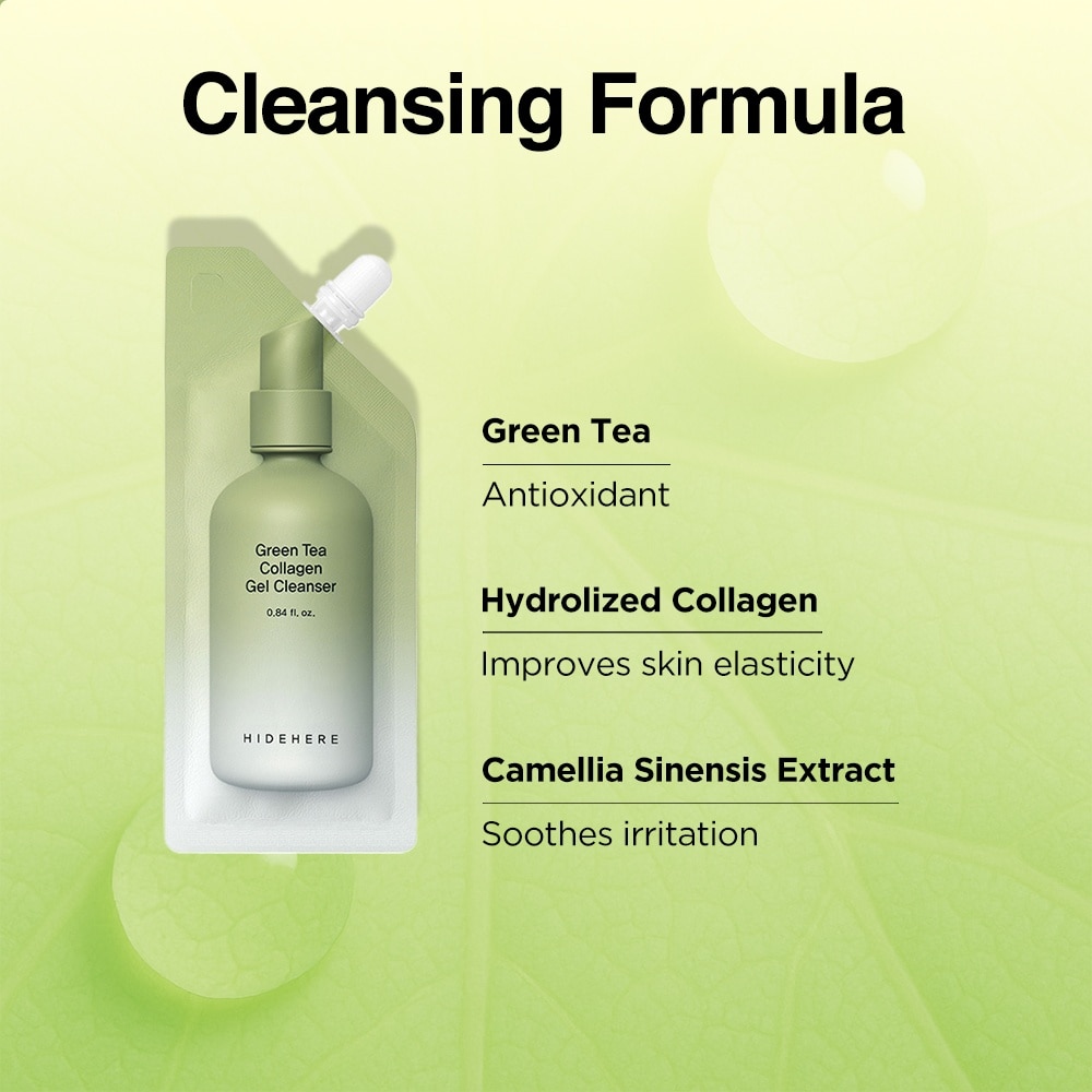 Green Tea Collagen Gel Cleanser 25ml