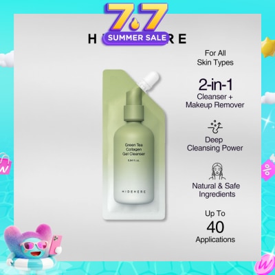 HIDEHERE - Green Tea Collagen Gel Cleanser 25ml