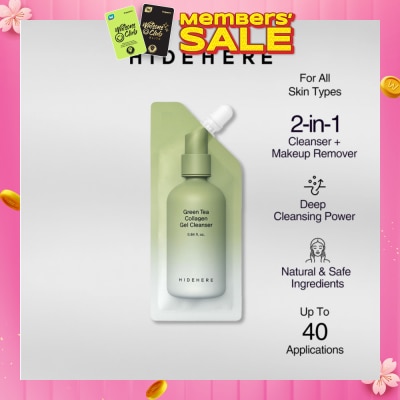 HIDEHERE Green Tea Collagen Gel Cleanser 25ml