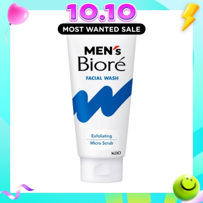 MEN'S BIORE Double Oil Control Facial Wash 130g image