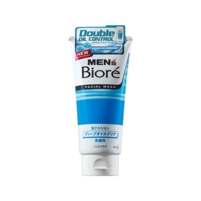 MEN'S BIORE Double Oil Control Facial Wash 130g