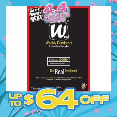 ONCE A WEEK - Weekly Deodorant 3s