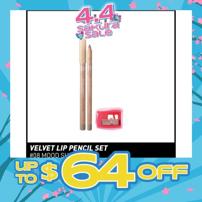 CLIO - Velvet Lip Pencil Set 07 Fig Brick 1.45g