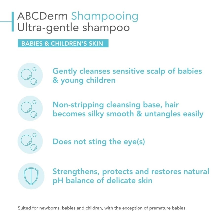 ABCDerm Shampooing Ultra-Gentle Shampoo (Babies and Children's Skin) 200ml