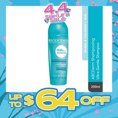BIODERMA - ABCDERM Shampooing Ultra-Gentle Shampoo (Babies and Children's Skin) 200ml