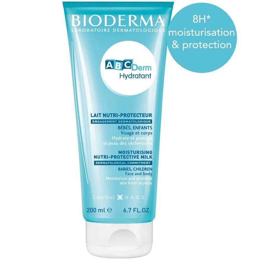 ABCDerm Hydratant Nutri-Protective Face and Body Moisturiser (Babies and Children's Skin) 200ml