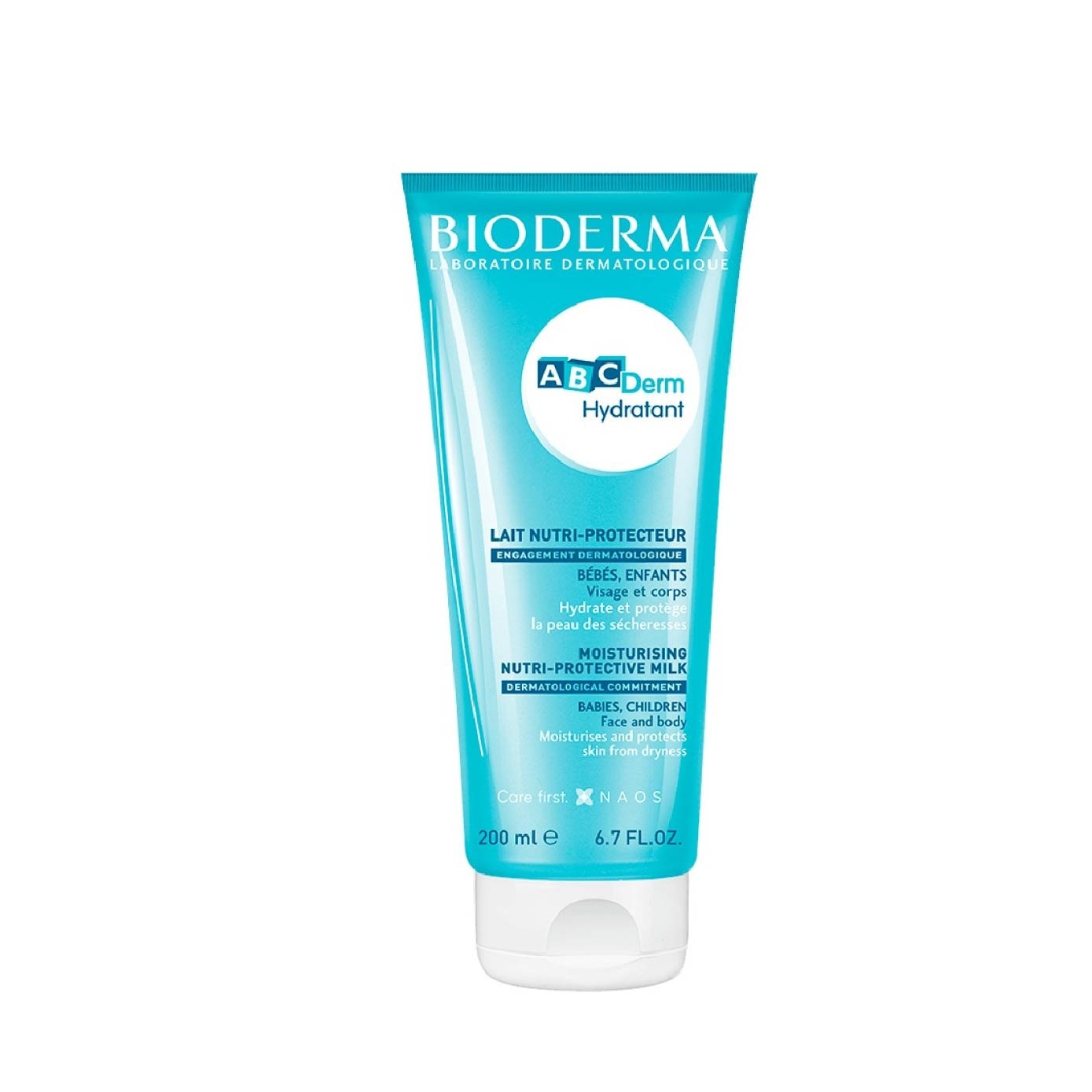 ABCDERM Hydratant Nutri-Protective Face and Body Moisturiser (Babies and Children's Skin) 200ml image