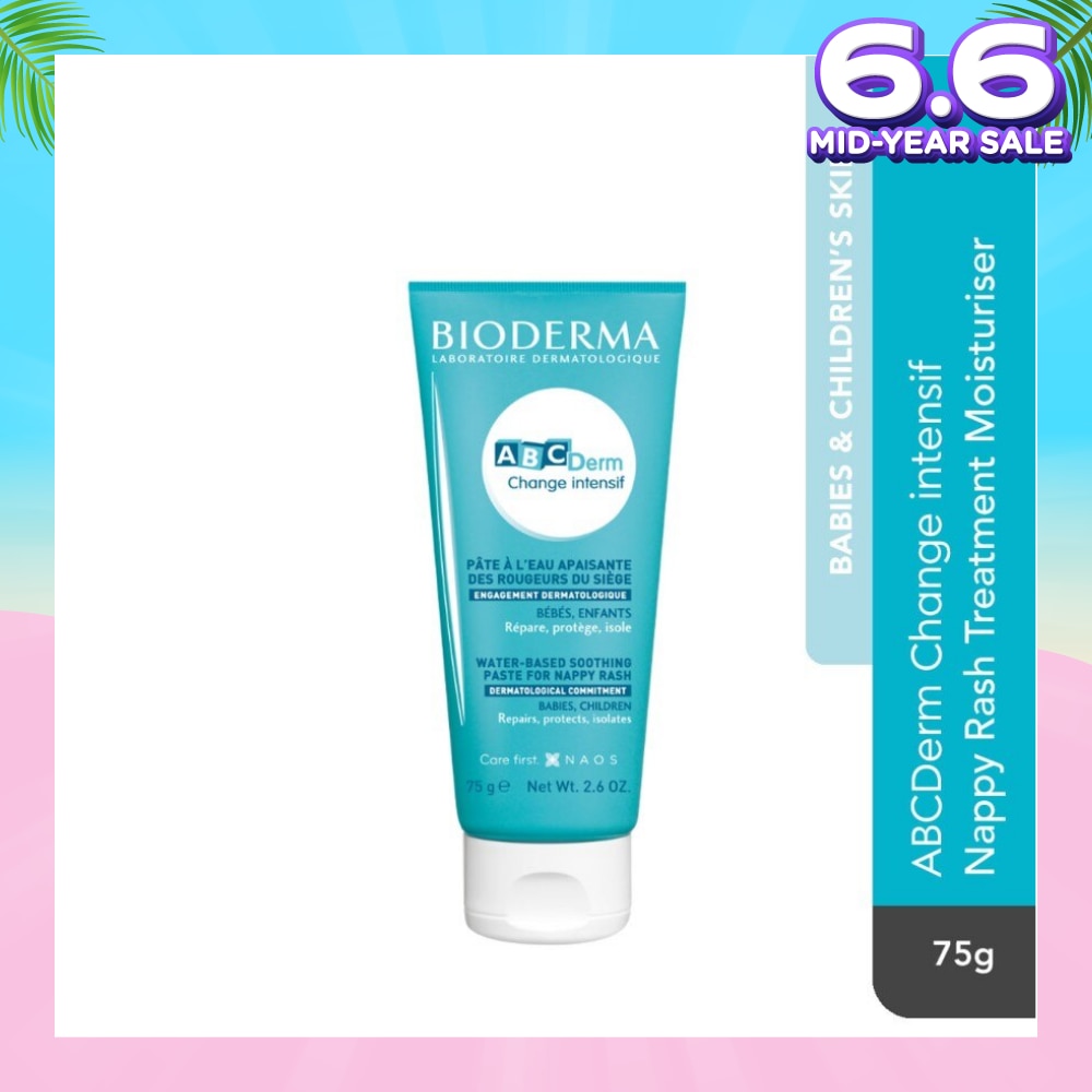 ABCDerm Change Intensif Nappy Rash Treatment Moisturiser (Babies and Children's Skin) 75g