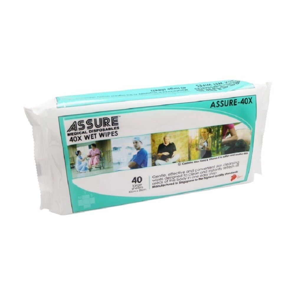 40X Wet Wipes (Soften and Soothe Skin) 40s