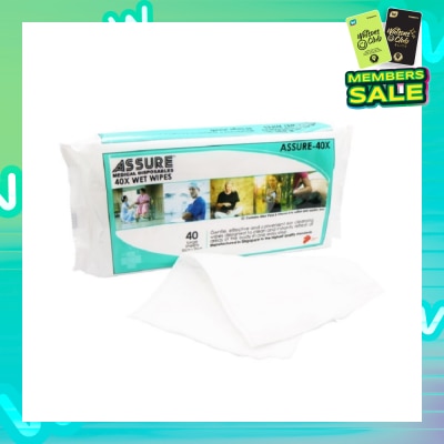 ASSURE 40X Wet Wipes (Soften and Soothe Skin) 40s