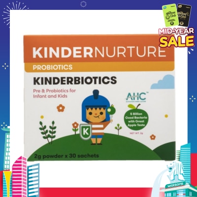 KINDERNURTURE Kinderbiotics Probiotics 30 sachets x 2g
