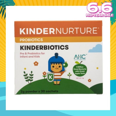 KINDERNURTURE Kinderbiotics Probiotics 30 sachets x 2g