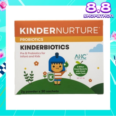 KINDERNURTURE Kinderbiotics Probiotics 30 sachets x 2g