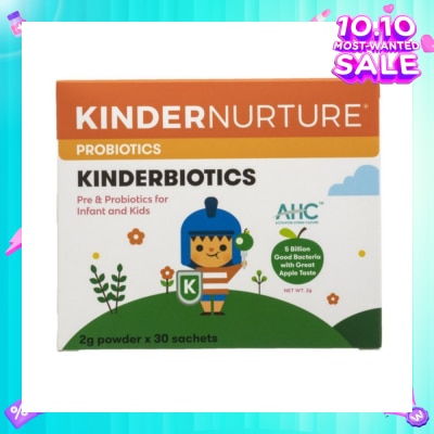 KINDERNURTURE Kinderbiotics Probiotics 30 sachets x 2g