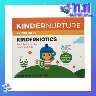 KINDERNURTURE Kinderbiotics Probiotics 30 sachets x 2g