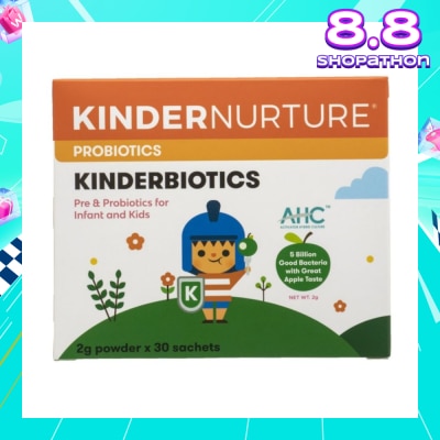 KINDERNURTURE Kinderbiotics Probiotics 30 sachets x 2g