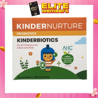 KINDERNURTURE Kinderbiotics Probiotics 30 sachets x 2g (Expiry: Sep`2026)