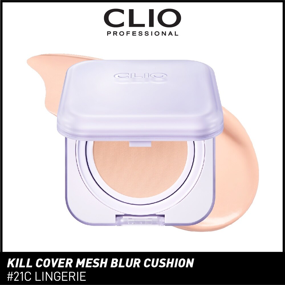 CLIO Kill Cover Mesh Blur Cushion SPF 40 PA+++ 21C Lingerie 15g x