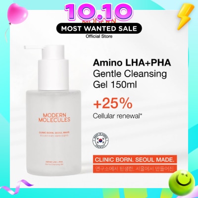 MODERN MOLECULES Amino LHA + PHA Gentle Cleansing Gel 150ml image